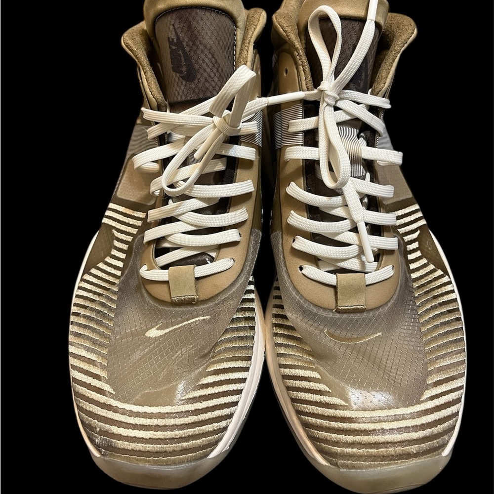 Nike LeBron X JE Icon QS John Elliott parachute beige gold men’s size 14